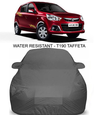 APNEK Car Cover For Maruti Suzuki Alto K10 (With Mirror Pockets)(Grey)