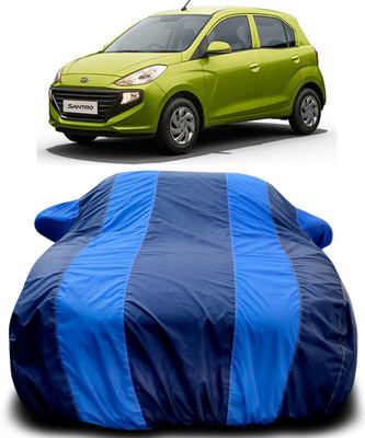 APNEK Car Cover For Hyundai Santro Xing (With Mirror Pockets)(Blue, Blue)