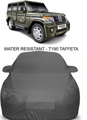 MoTRoX Car Cover For Mahindra Bolero (With Mirror Pockets)(Grey)