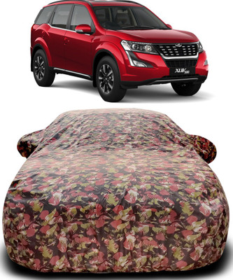 APNEK Car Cover For Mahindra XUV 500 (With Mirror Pockets)(Green, Red)