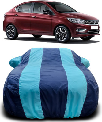 APNEK Car Cover For Tata Tigor (With Mirror Pockets)(Blue, Blue)