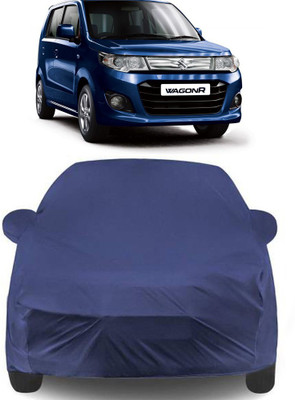 MoTRoX Car Cover For Maruti Suzuki WagonR (With Mirror Pockets)(Blue)
