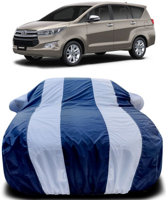MoTRoX Car Cover For Toyota Innova (With Mirror Pockets)(Blue, White)