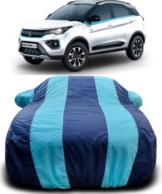 MoTRoX Car Cover For Tata Nexon (With Mirror Pockets)(Blue, Blue)