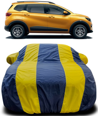 MoTRoX Car Cover For Renault Triber (With Mirror Pockets)(Blue, Yellow)