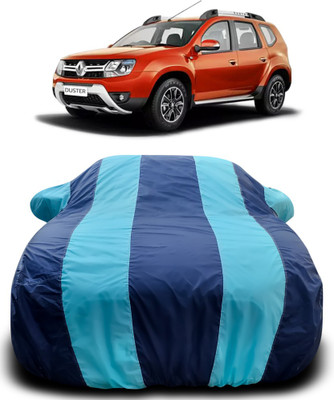 Elegance Car Cover For Renault Duster (With Mirror Pockets)(Blue, Blue)