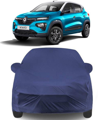 MoTRoX Car Cover For Renault Kwid (With Mirror Pockets)(Blue)