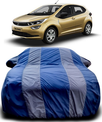 Elegance Car Cover For Tata Altroz (With Mirror Pockets)(Blue, Grey)