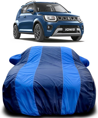 APNEK Car Cover For Maruti Suzuki Ignis(Blue, Blue)