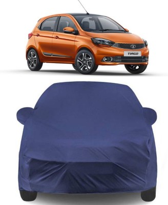 Gavya Car Cover For Tata Tiago (With Mirror Pockets)(Blue)