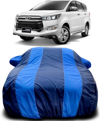 APNEK Car Cover For Toyota Innova Crysta (With Mirror Pockets)(Blue, Blue)