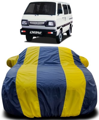 THE REAL ARV Car Cover For Maruti Suzuki Omni (With Mirror Pockets)(Blue, Yellow)