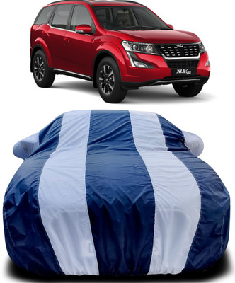 MoTRoX Car Cover For Mahindra XUV 500 (With Mirror Pockets)(Blue, White)