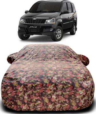 APNEK Car Cover For Mahindra Xylo (With Mirror Pockets)(Green, Red)