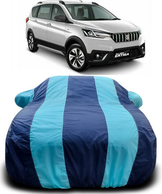 NUMBOR ONE Car Cover For Maruti Suzuki Ertiga (With Mirror Pockets)(Blue, Blue)