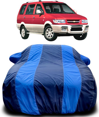 MoTRoX Car Cover For Chevrolet Tavera (With Mirror Pockets)(Blue, Blue)