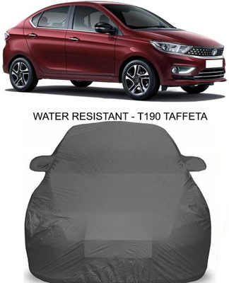 NUMBOR ONE Car Cover For Tata Tigor (With Mirror Pockets)(Grey)