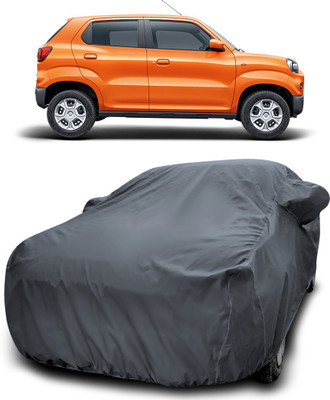 APNEK Car Cover For Maruti Suzuki S-Presso (With Mirror Pockets)(Grey)