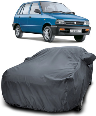 APNEK Car Cover For Maruti Suzuki 800 (With Mirror Pockets)(Grey)