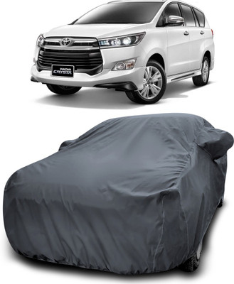 MoTRoX Car Cover For Toyota Innova Crysta (With Mirror Pockets)(Grey)