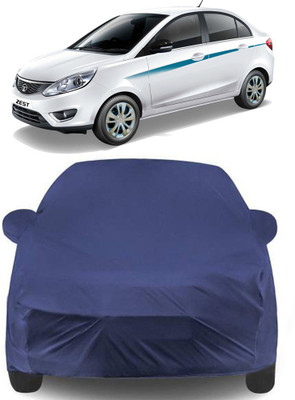 MoTRoX Car Cover For Tata Zest (With Mirror Pockets)(Blue)