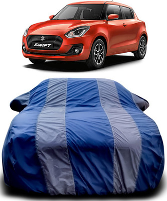 Gavya Car Cover For Maruti Suzuki Swift (With Mirror Pockets)(Blue, Grey)