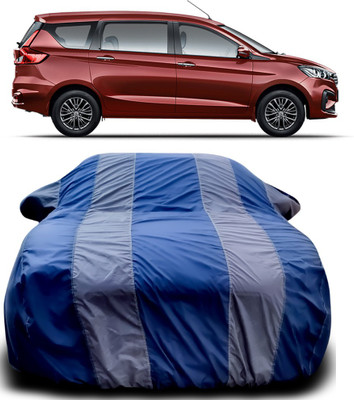 MoTRoX Car Cover For Maruti Suzuki Ertiga (With Mirror Pockets)(Blue, Grey)