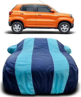 NUMBOR ONE Car Cover For Maruti Suzuki S-Presso (With Mirror Pockets)(Blue)