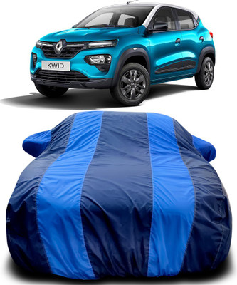 MoTRoX Car Cover For Renault Kwid (With Mirror Pockets)(Blue, Blue)