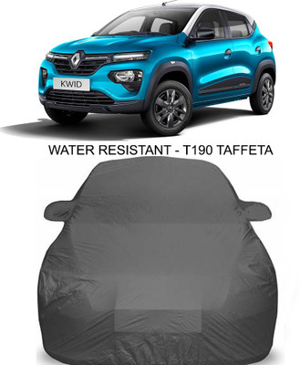 MoTRoX Car Cover For Renault Kwid (With Mirror Pockets)(Grey)