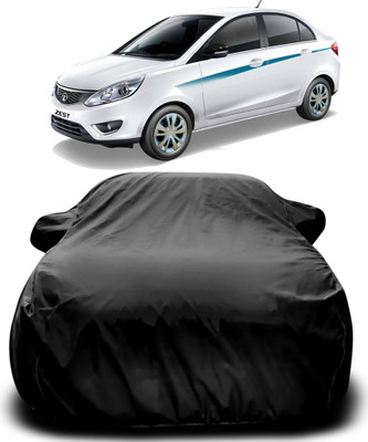 MoTRoX Car Cover For Tata Zest (With Mirror Pockets)(Black)