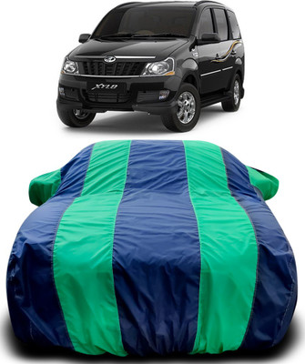 MoTRoX Car Cover For Mahindra Xylo (With Mirror Pockets)(Blue, Green)