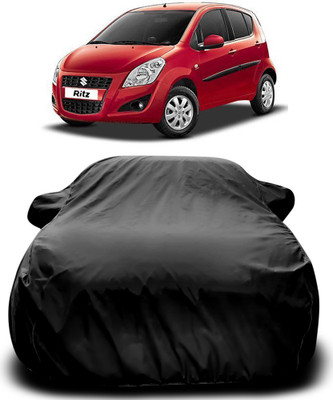 MoTRoX Car Cover For Maruti Suzuki Ritz (With Mirror Pockets)(Black)