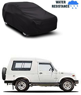 MotohunK Car Cover For Maruti Suzuki Gypsy King(Black)