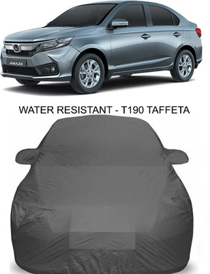 APNEK Car Cover For Honda Amaze (With Mirror Pockets)(Grey)