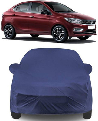 NUMBOR ONE Car Cover For Tata Tigor (With Mirror Pockets)(Blue)