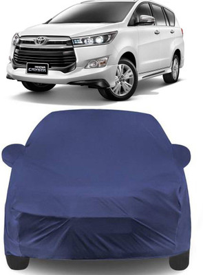 SUNONA Car Cover For Toyota Innova Crysta (With Mirror Pockets)(Blue)