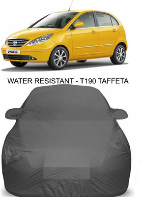 MoTRoX Car Cover For Tata Indica Vista (With Mirror Pockets)(Grey)