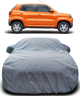 ProRox Car Cover For Maruti Suzuki S-Presso (With Mirror Pockets)(Black, White)