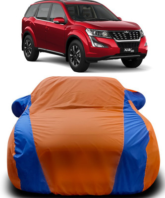 MoTRoX Car Cover For Mahindra XUV 500 (With Mirror Pockets)(Orange, Blue)