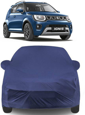 APNEK Car Cover For Maruti Suzuki Ignis (With Mirror Pockets)(Blue)