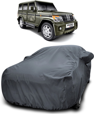 MoTRoX Car Cover For Mahindra Bolero (With Mirror Pockets)(Grey)