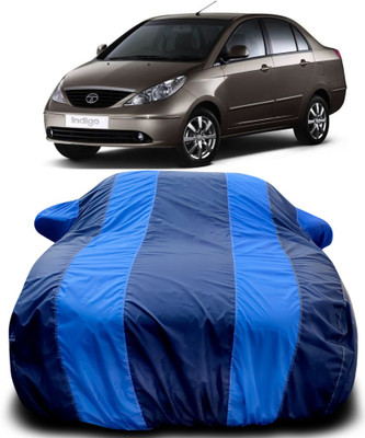 MoTRoX Car Cover For Tata Indigo CS (With Mirror Pockets)(Blue, Blue)
