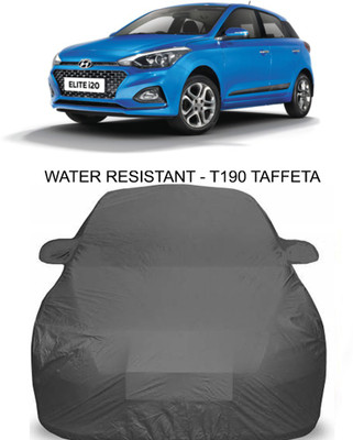 APNEK Car Cover For Hyundai Elite i20 (With Mirror Pockets)(Grey)