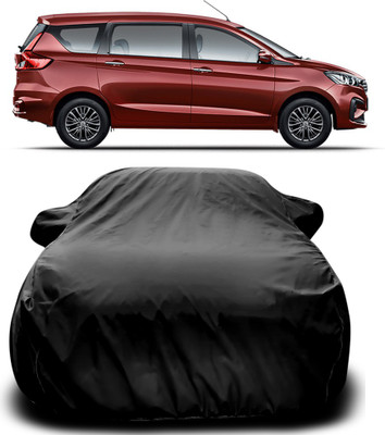 NUMBOR ONE Car Cover For Maruti Suzuki Ertiga (With Mirror Pockets)(Black)