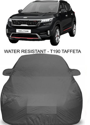 ProRox Car Cover For Kia SELTOS (With Mirror Pockets)(Grey)