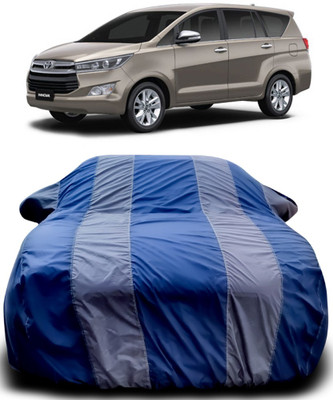 APNEK Car Cover For Toyota Innova (With Mirror Pockets)(Blue, Grey)
