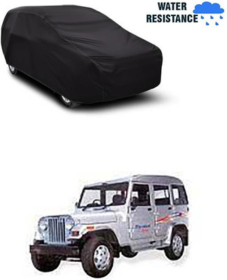 MotohunK Car Cover For Mahindra Marshal(Black)