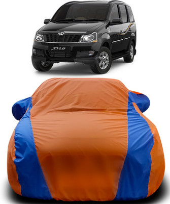 Elegance Car Cover For Mahindra Xylo (With Mirror Pockets)(Orange, Blue)