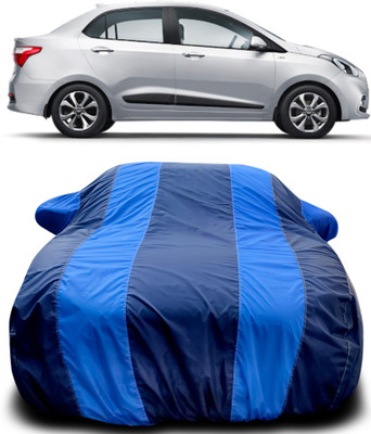 MoTRoX Car Cover For Hyundai Xcent (With Mirror Pockets)(Blue, Blue)
